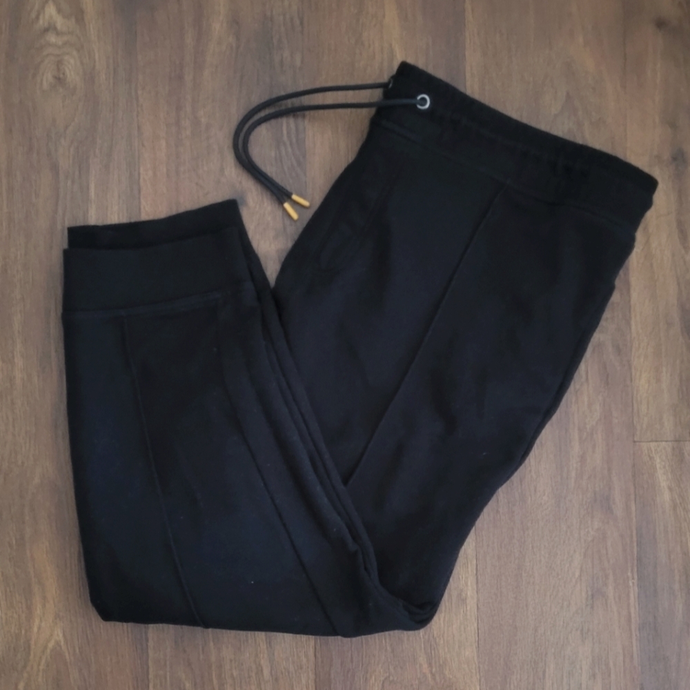 Goodfellow fleece ribbed cuff drawstring jogger Men's XXL black